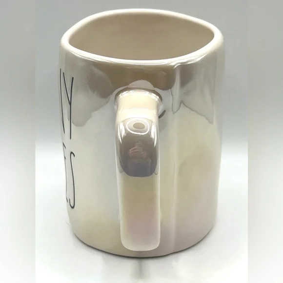 Rae Dunn by Magenta BUNNY KISSES Pearl Coffee Mug NWOT - Picture 3 of 7